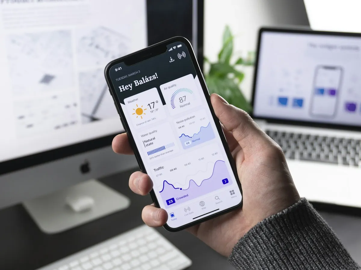 Mobile finance product interface
